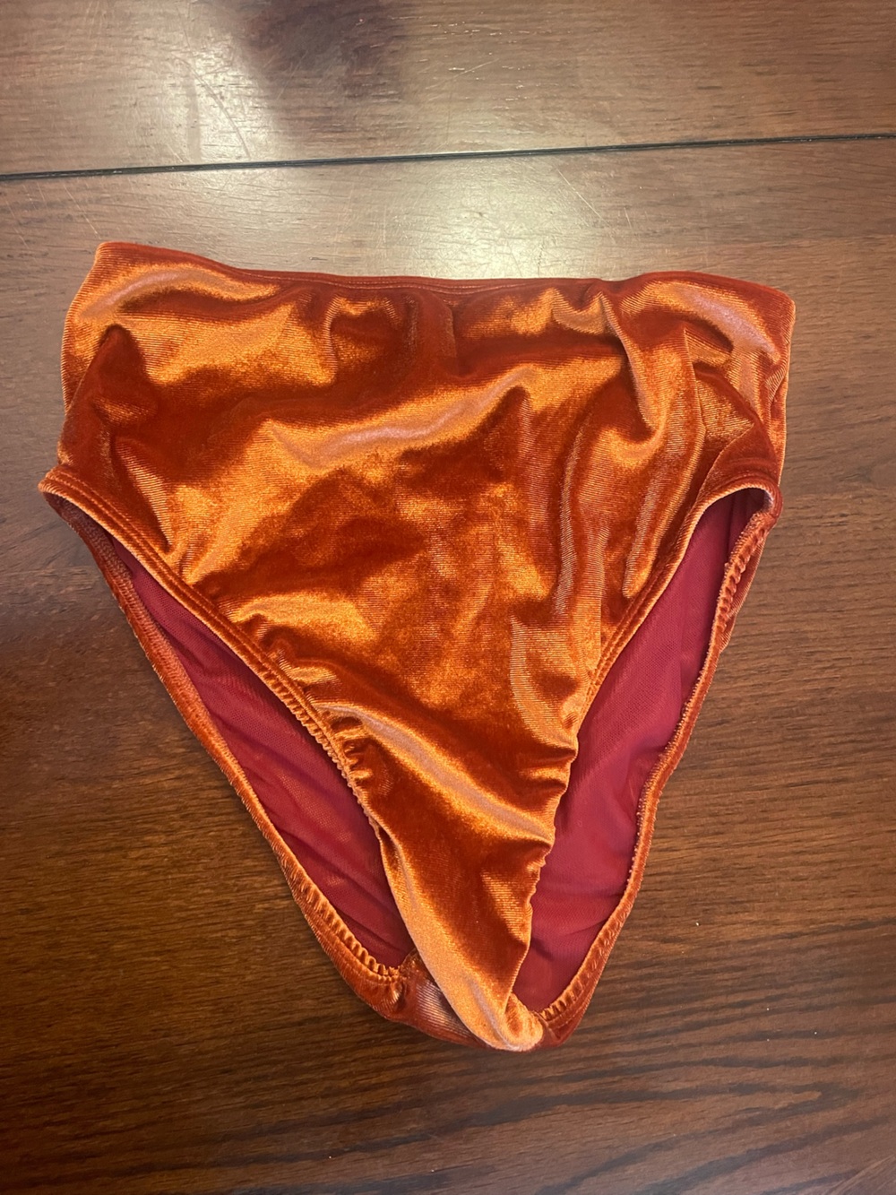 Hot Cakes Shimmery Orange Pole Shorts